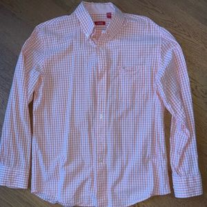 Izod Men’s Medium Plaid Button-down Shirt